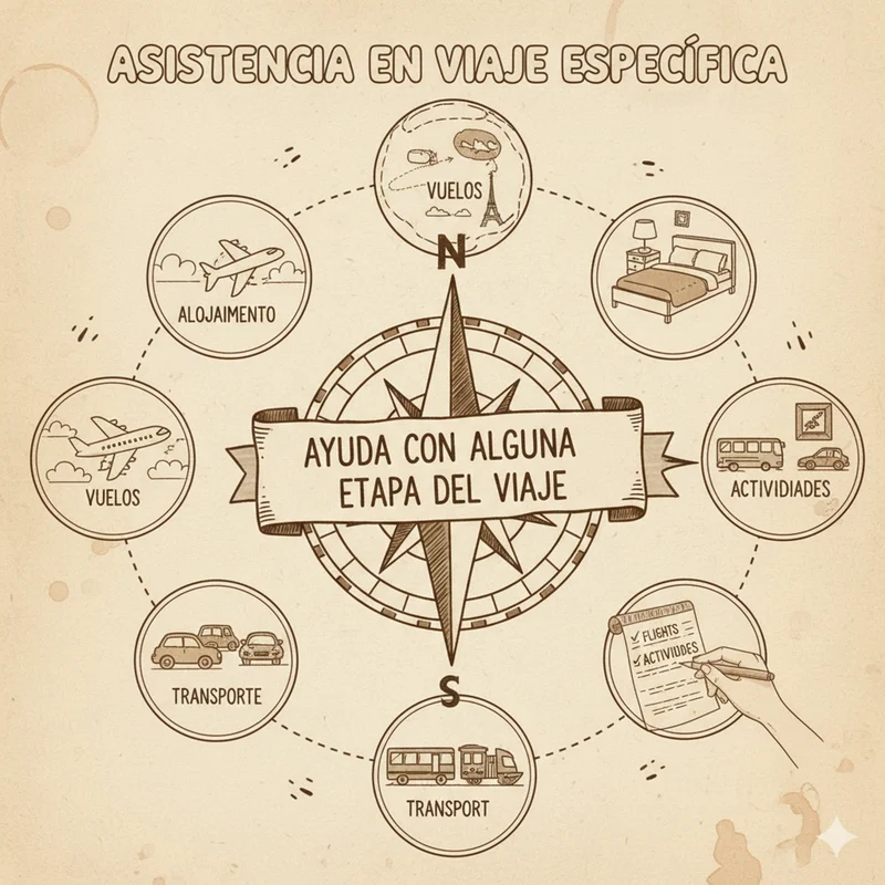 AYUDA CON ALGUNA ETAPA DEL VIAJE